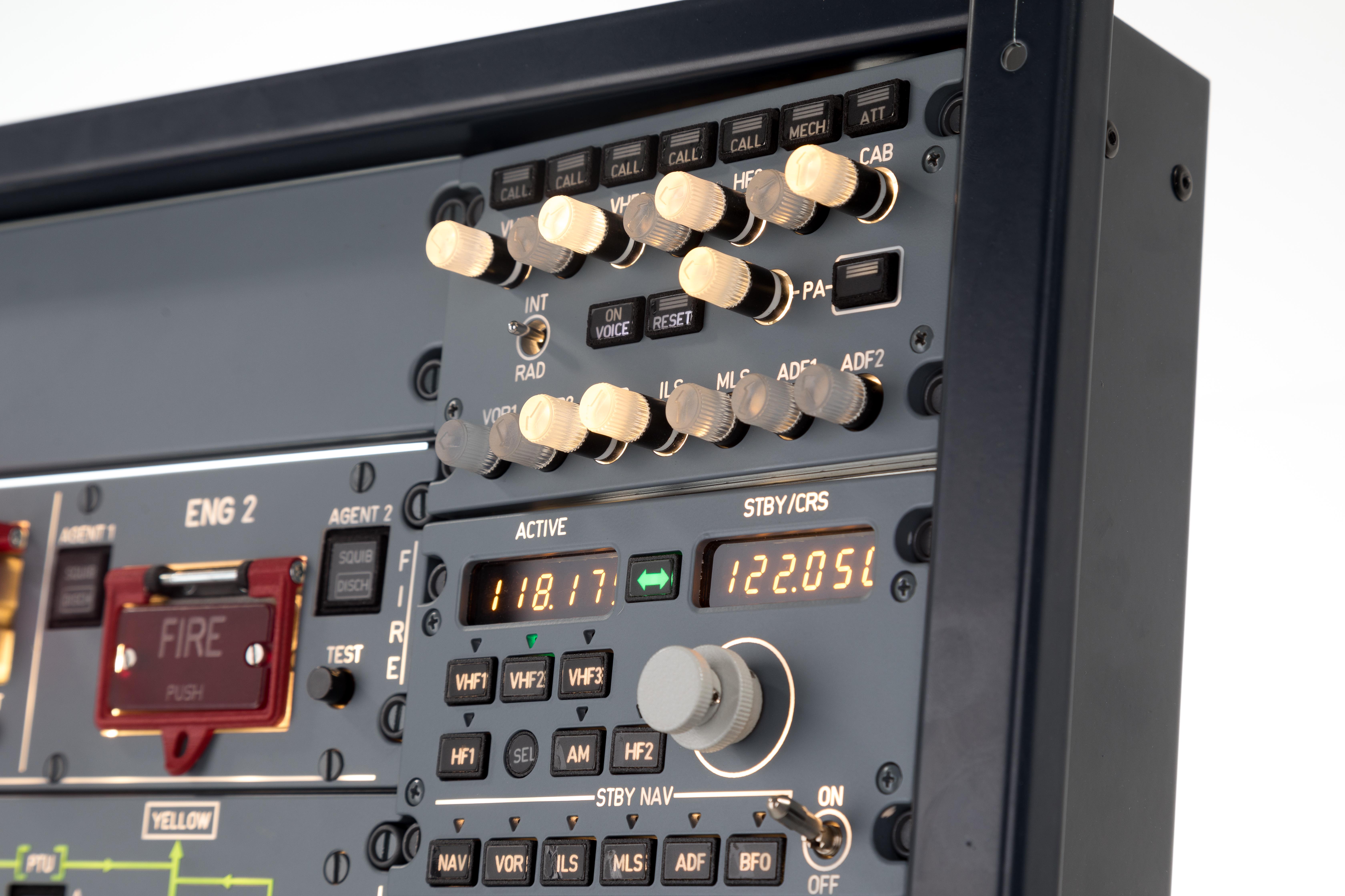 FSC A320 overhead FWD audio panel radio